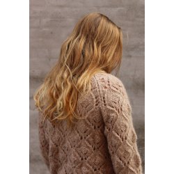 Hortensia Sweater - Strikkekit i Snefnug fra CaMaRose