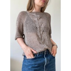 Busan Tee - Strikkekit fra Aegyoknit i Hr Silke fra Gepard