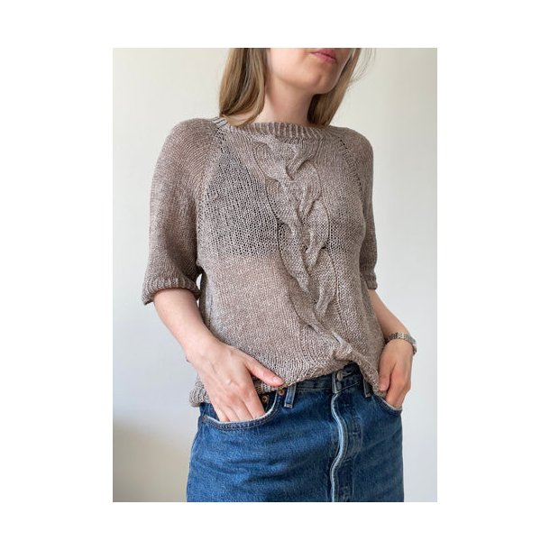 Busan Tee - Strikkekit fra Aegyoknit i Hr Silke fra Gepard