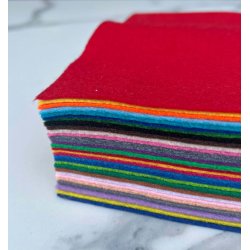 Hobbyfilt i ark - 30 stk. 