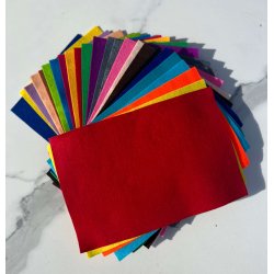 Hobbyfilt i ark - 30 stk. 