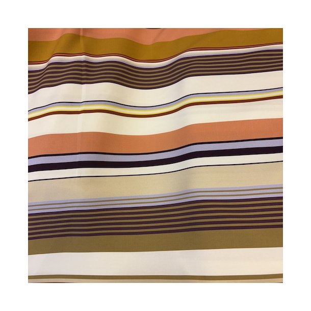 Italiensk viskosestof med striber pr. 0,25 m