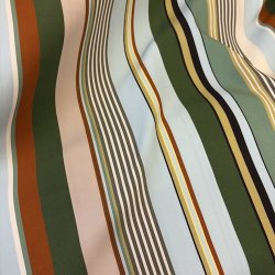 Italiensk viskosestof med striber II pr. 0,25 m