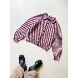 Stripe overload Cardi Vams strikkekit fra SpektakelStrik