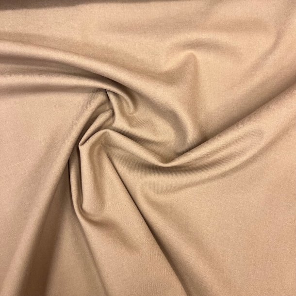 Beige buksestof i viskose / polyester - pr. 0,25 meter