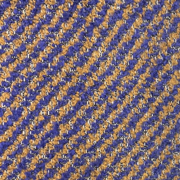 Italiensk uldblanding bl/camel pr 0,25 m.