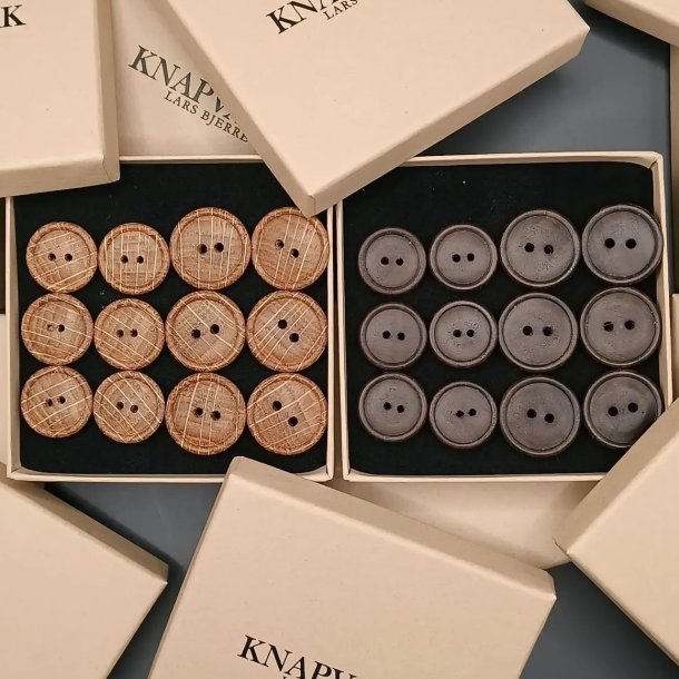KNAPV�RK � Mol� tr�knap i valn�d � 18 mm - pr. stk. 