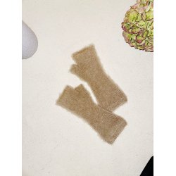 Fat Fur Light Wrist Warmers - Spektakelstrik strikkekit