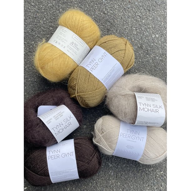 Mona Sweater strikkekit fra Leknit