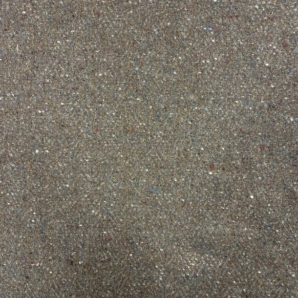 Italiensk sildebensvvet uld i gr/bl med tweed pr. 0,25m