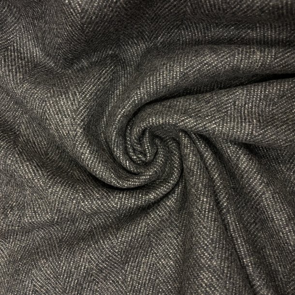 Italiensk sildebensvvet uld i mrk gr pr. 0,25m