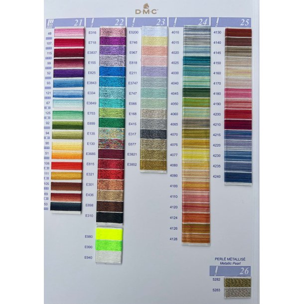 DMC multifarvet broderigarn