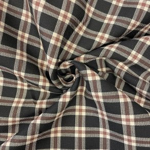 Double face stof med tern - pr. 0,25 meter