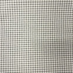 Bomuldsstof med vintage tern sort pr. 0,25 m.