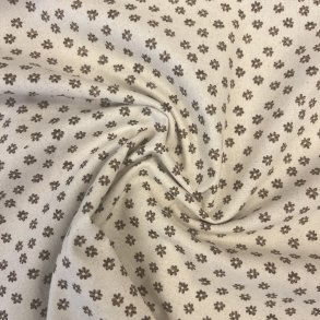 Bomuldsstof med sm vintage blomster sand pr. 0,25 m.