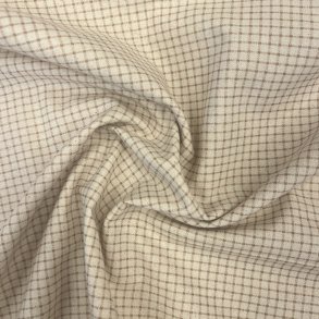 Bomuldsstof med vintage tern sand pr. 0,25 m.