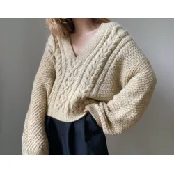 Boreas sweater - Strikkekit fra Aegyoknit i Pura Lana
