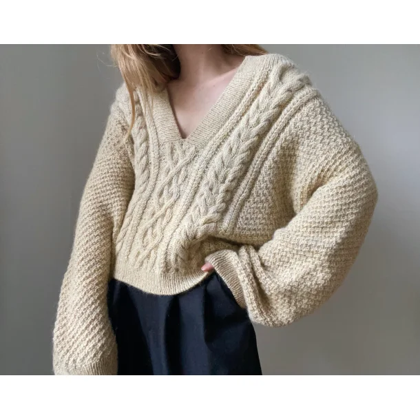 Boreas sweater - Strikkekit fra Aegyoknit i Pura Lana