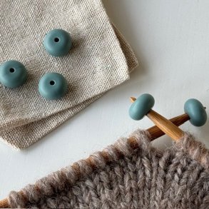 Maskestopper - oval petrol