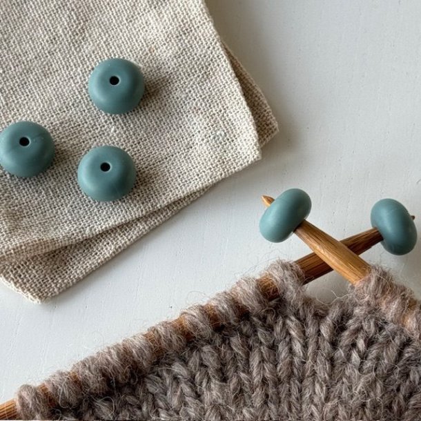 Maskestopper - oval petrol