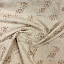 Bomuld/hr med broderi pr 0,25 m.