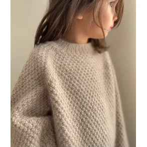 Lille Ppoppo Sweater - Strikkekit fra Aeygoknit