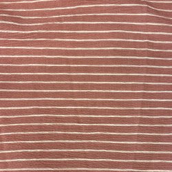 Polyester/viskose Crepe stof med striber i rosa pr. 0,25