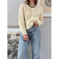 TWIST_LIGHT_LOOP_SWEATER - Str. M