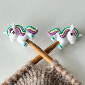 Maskestopper  Enhjrning 3D (turkis)