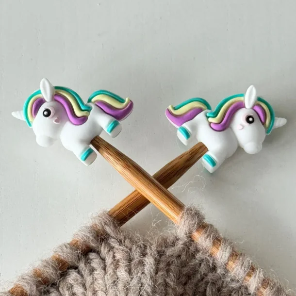 Maskestopper  Enhjrning 3D (turkis)