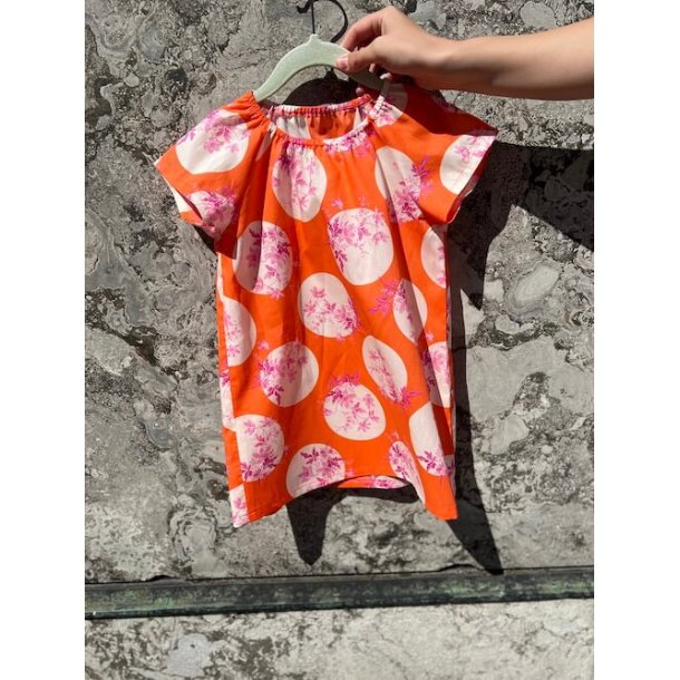 Snitmnster - Line2Line - C502 Raglan kjole med elastik, brn