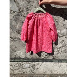 Snitmnster - Line2Line - C502 Raglan kjole med elastik, brn