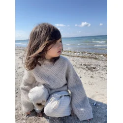 Lille Ppoppo Sweater - Strikkekit fra Aeygoknit