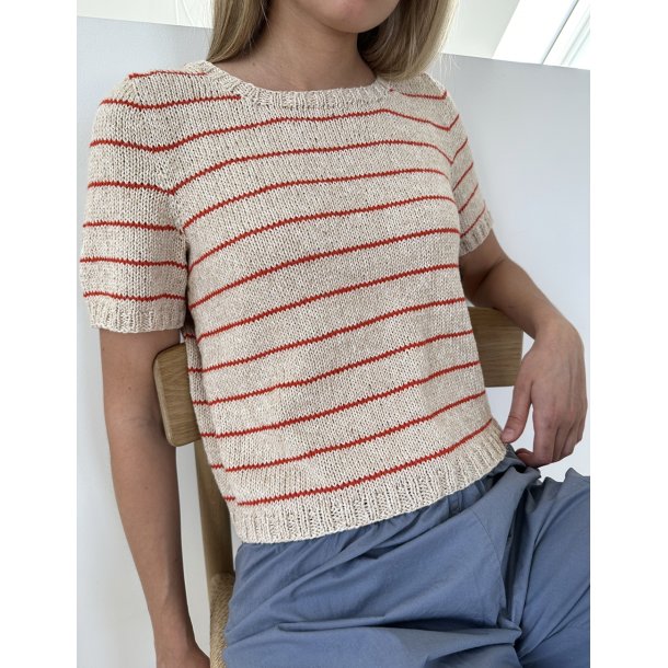 Julienne Tee - LeKnit / Lene Holme Samse. Str. 3XL - 4XL