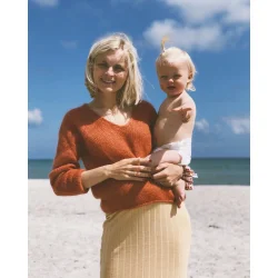 Kumulus Bluse i Tynn Silk Mohair - Strikkekit fra PetiteKnit