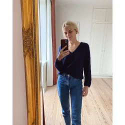 Kumulus Bluse i Tynn Silk Mohair - Strikkekit fra PetiteKnit