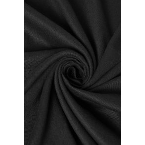Linen Viscose Twill Black  - Pr 0,25 m