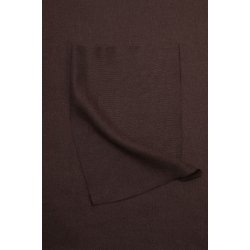 Linen Viscose Twill Oat Chocolate  - Pr 0,25 m