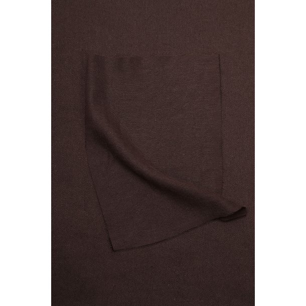 Linen Viscose Twill Oat Chocolate  - Pr 0,25 m