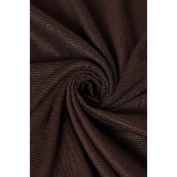 Linen Viscose Twill Oat Chocolate  - Pr 0,25 m