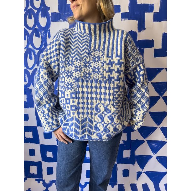 Nordic Mix Sweater af Laura Dalgaard - Strikkekit