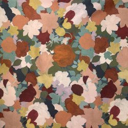 Liberty Stof med store blomster pr 0,25 m