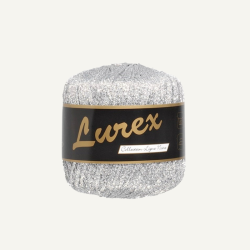 Lurex garn med glimmer-effekt
