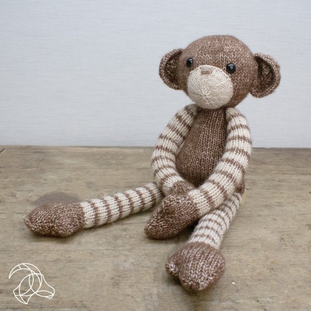 Malinda Monkey DIY/lav selv strikkekit