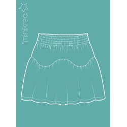 Nederdel med flse - MiniKrea snitmnster 119