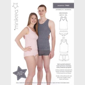 Undert�j til voksne - MiniKrea m�nster 77405