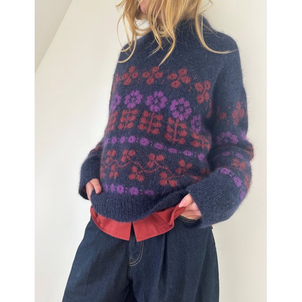 Mona Sweater Sandnes Edition strikkekit fra Leknit