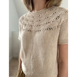 Noomi Tee - Strikkeopskrift fra Le Knit