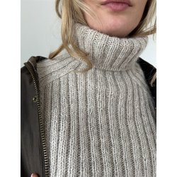 Note Rib Neck - Strikkekit fra Le Knit.