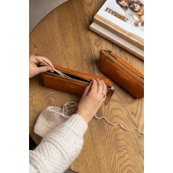 PROJECT 11 - Strikkepindeetui Burned Tan